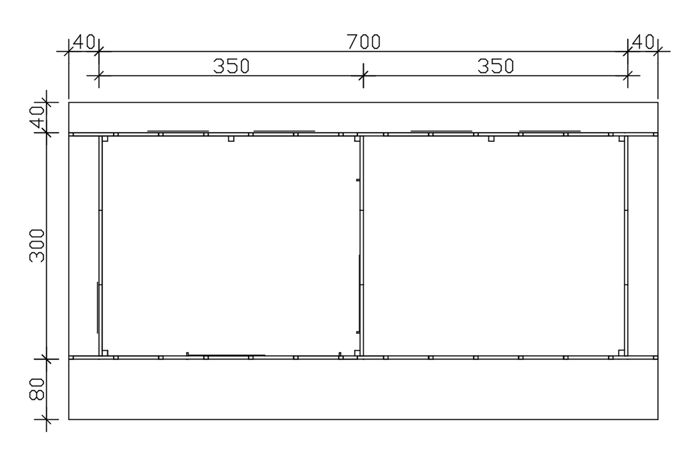 Pihatalo Cello Marielund 21,0m² liukuovet