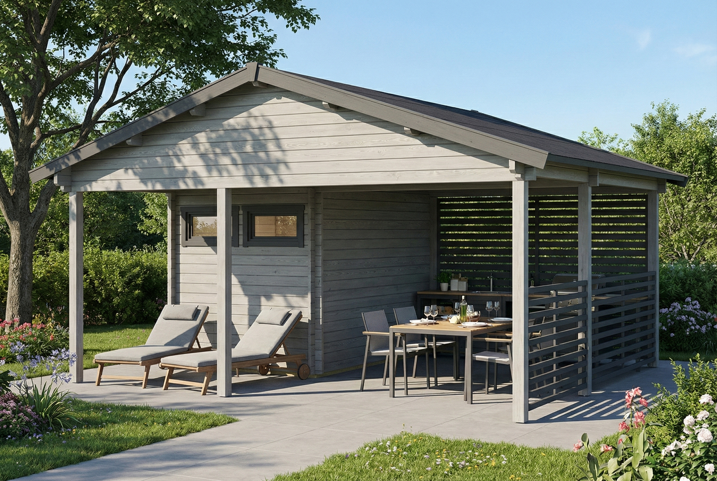 Autokatos ja varasto Cello Eriksberg 43,1m²