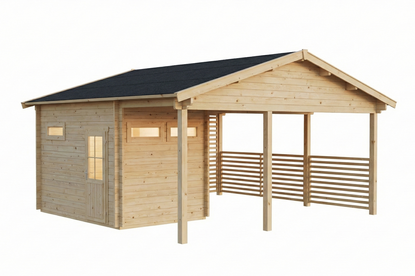 Autokatos ja varasto Cello Eriksberg 43,1m²