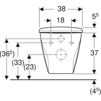 Wc-istuin IDO seinä 68 Glow pehmeä kansi