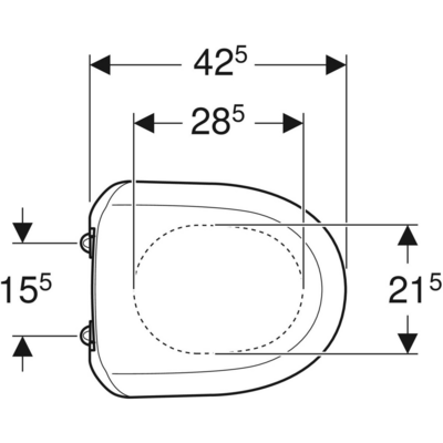 Wc-istuinkansi IDO 9159722001 Trevi kova valkoinen QR