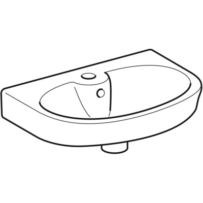 Pesuallas IDO Glow 500mm pyöristetty 1116201101