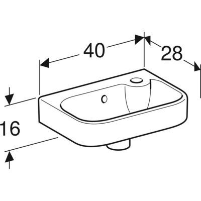 Pesuallas IDO Glow kulmikas 400 oikea 1156101101