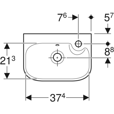Pesuallas IDO Glow kulmikas 400 oikea 1156101101