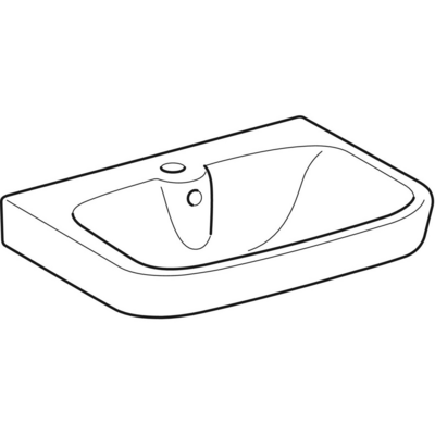 Pesuallas IDO Glow 600mm kulmikas 1116701101