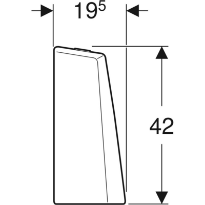 Wc-huuhtelusäiliö IDO Glow Z2776001001