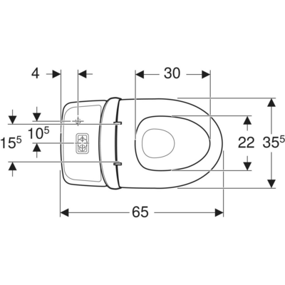 WC-istuin IDO Standard piilo pehmeä kansi