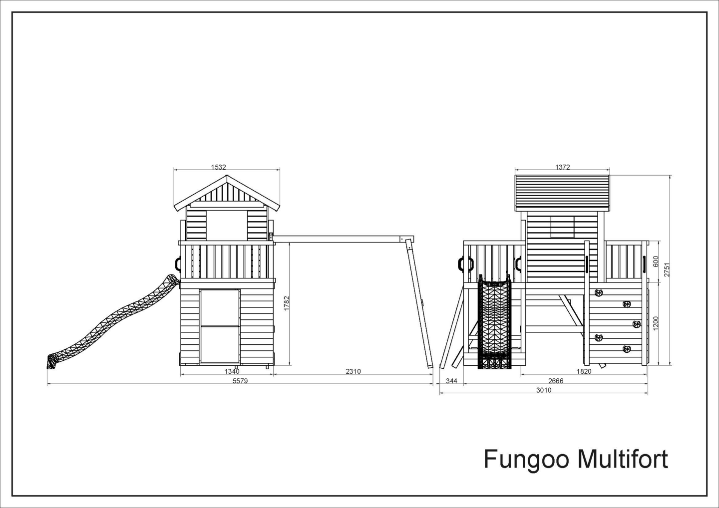 Leikkipaikka Fungoo Multifort