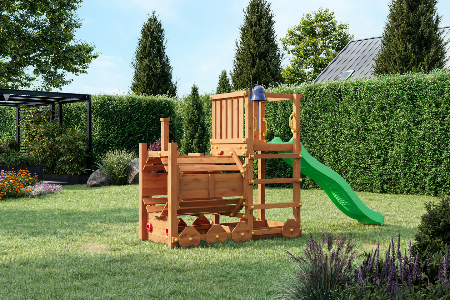 Leikkipaikka Fungoo Loco Teak