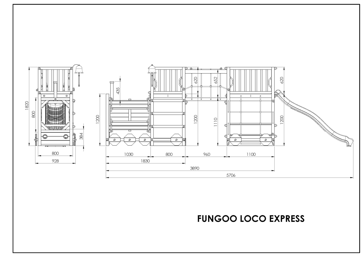 Leikkipaikka Fungoo Loco Express