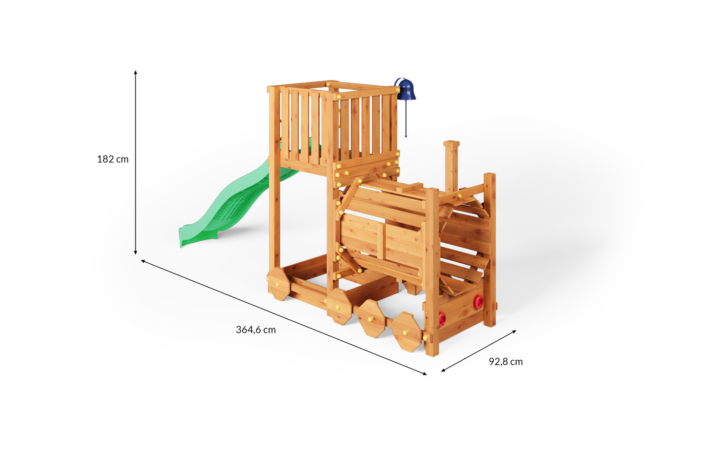 Leikkipaikka Fungoo Loco Teak