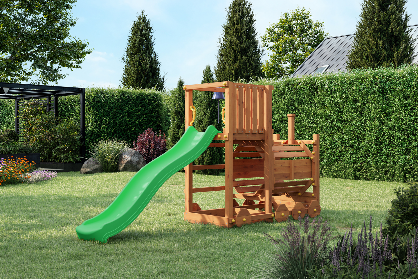 Leikkipaikka Fungoo Loco Teak