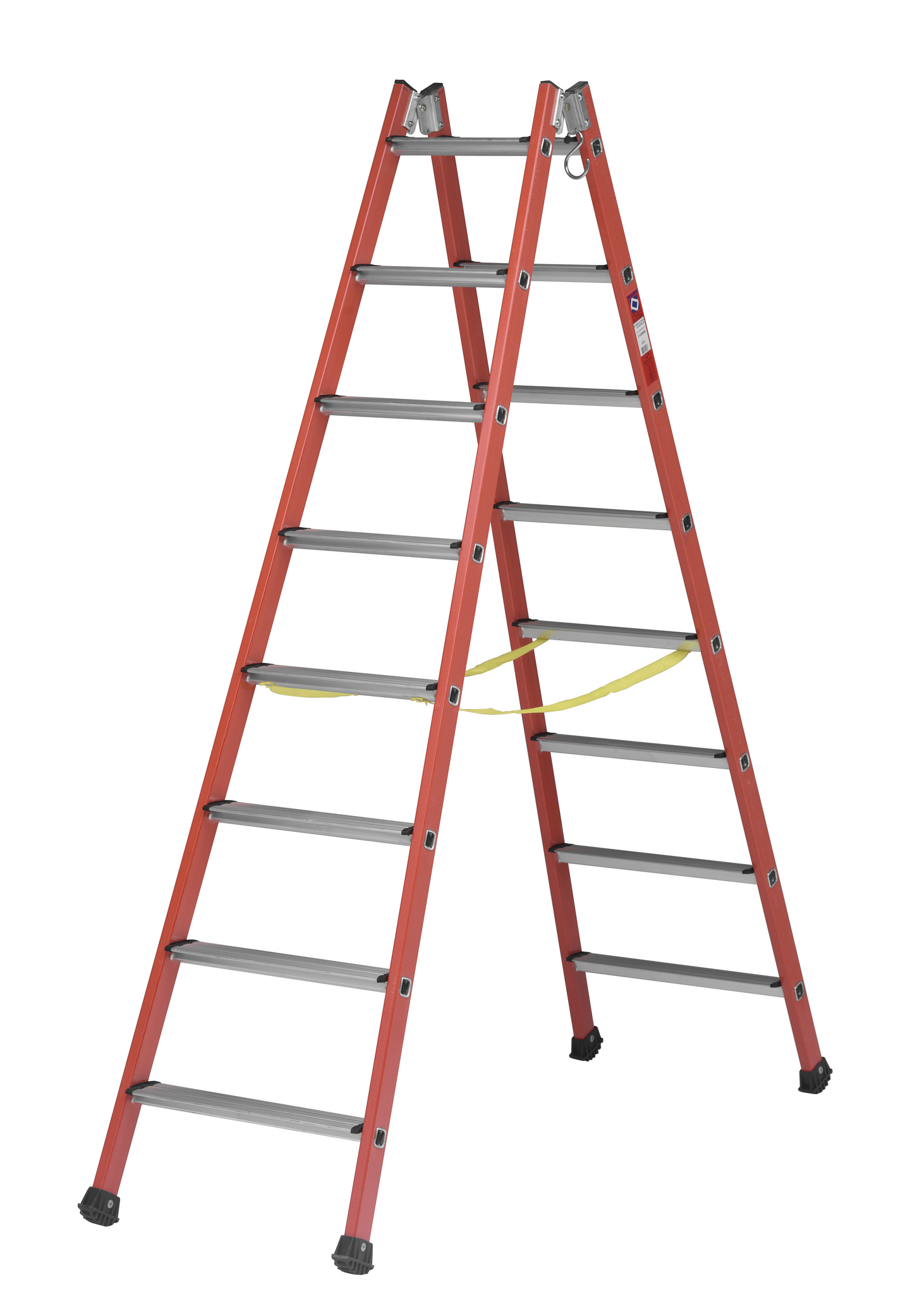 Kaksipuoliset tikkaat Skeppshult 8 askelmaa lasikuitua