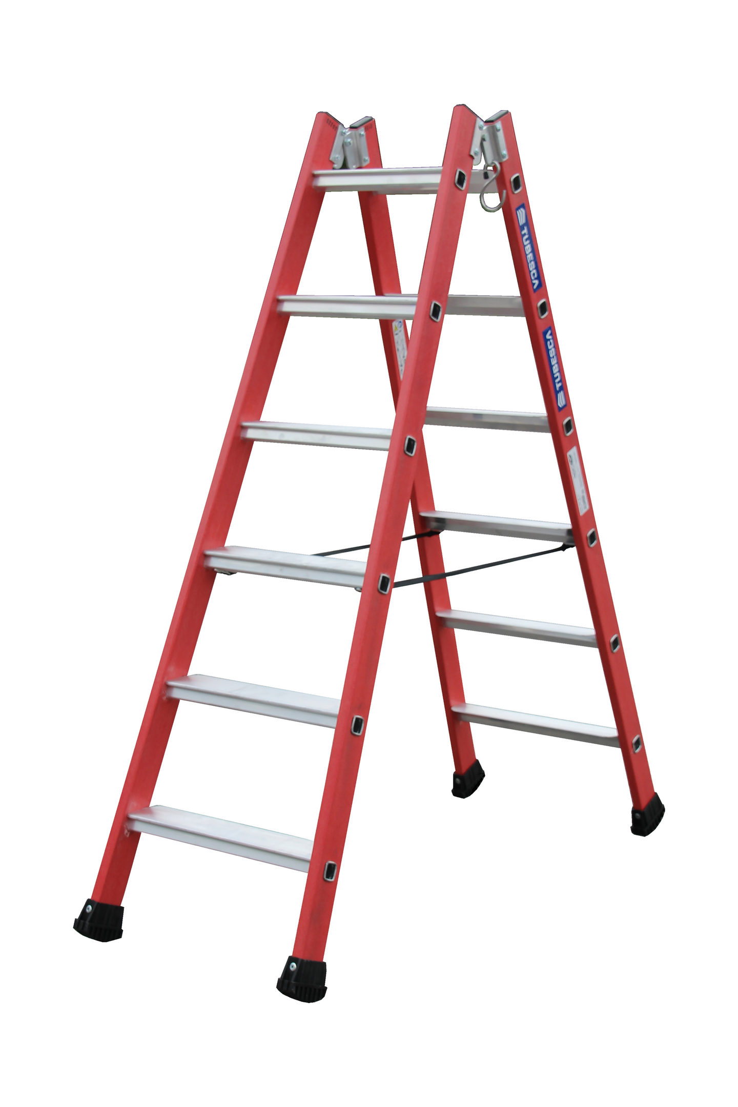 Kaksipuoliset tikkaat Skeppshult 4 askelmaa lasikuitua