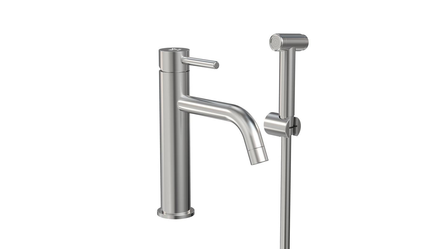 Pesuallashana Tammiholma PABA1BR Inox A1 Bide harjattu