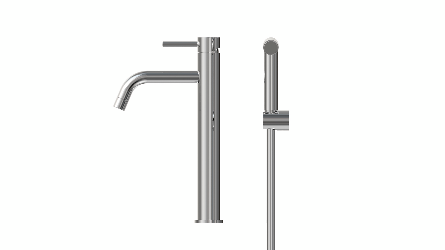 Pesuallashana Tammiholma PABQ1PO Inox Q1 Bide, kiiltävä