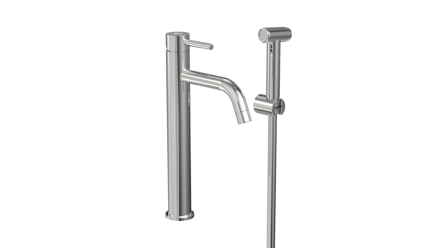 Pesuallashana Tammiholma PABQ1PO Inox Q1 Bide, kiiltävä