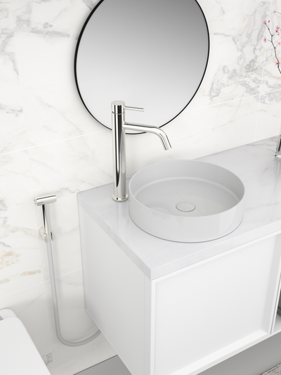 Pesuallashana Tammiholma PABQ1PO Inox Q1 Bide, kiiltävä