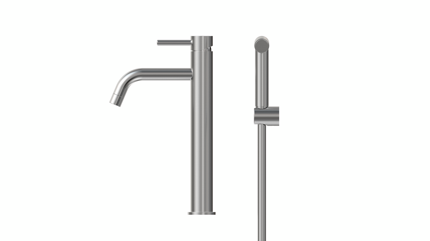 Pesuallashana Tammiholma PABQ1BR Inox Q1 Bide harjattu