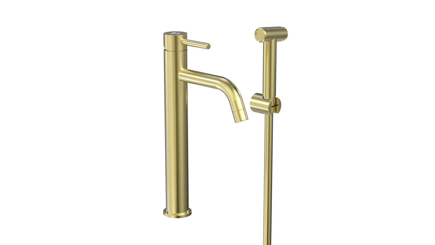 Pesuallashana Tammiholma PABQ1LG Inox Q1 Bide vaalea kulta