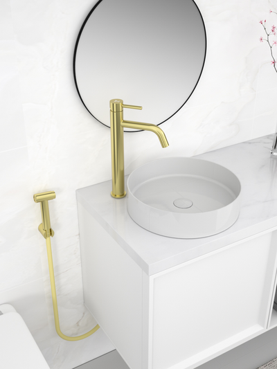 Pesuallashana Tammiholma PABQ1LG Inox Q1 Bide vaalea kulta