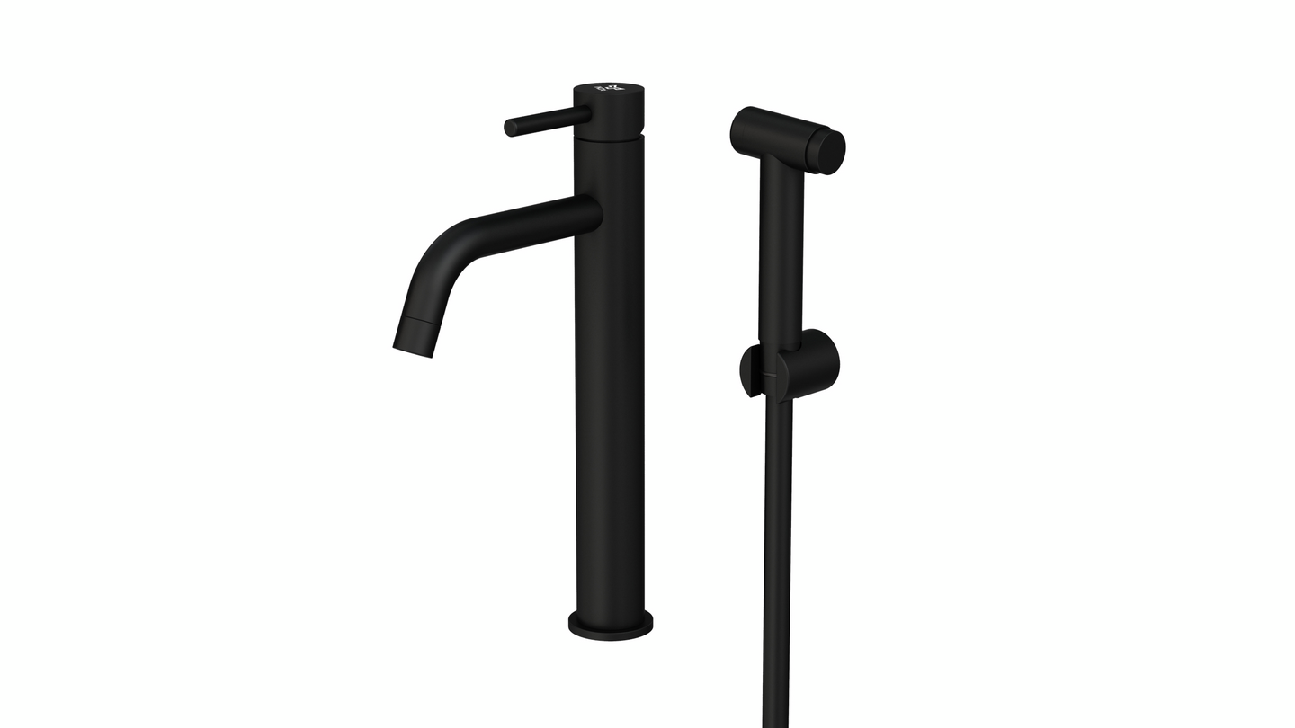 Pesuallashana Tammiholma PABQ1MB Inox Q1 Bide musta