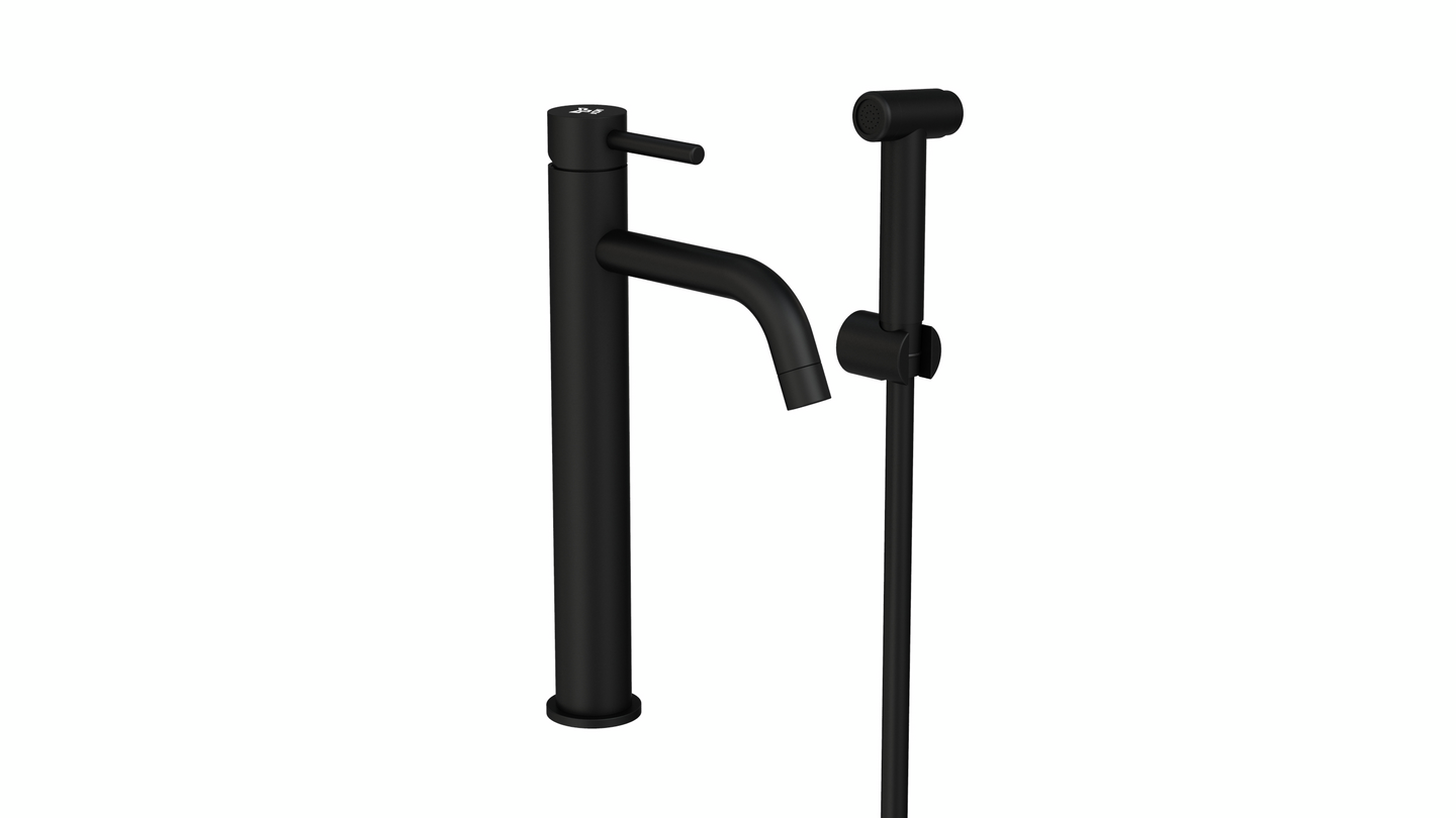 Pesuallashana Tammiholma PABQ1MB Inox Q1 Bide musta