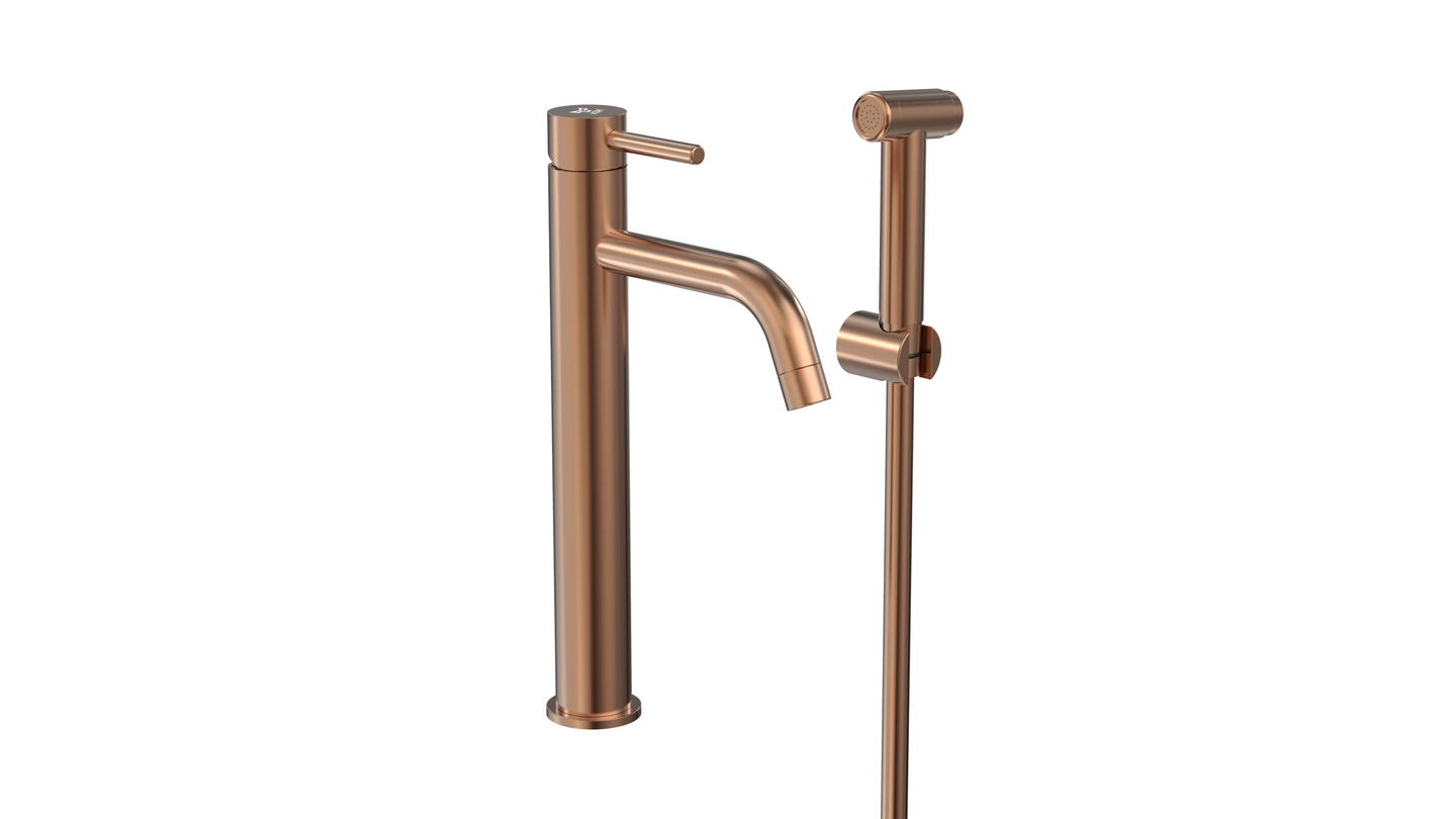 Pesuallashana Tammiholma PABQ1RG Inox Q1 Bide ruusukulta