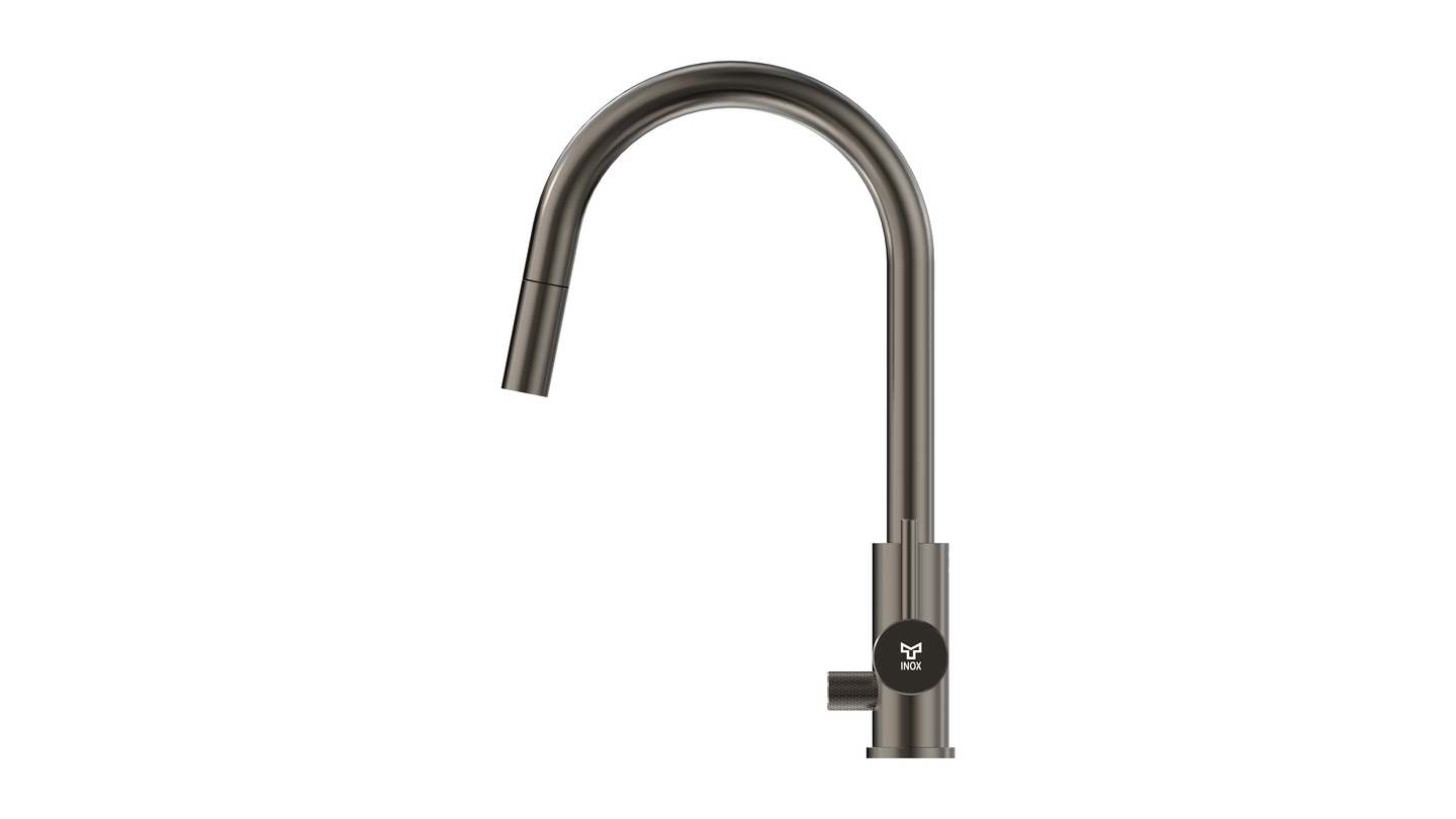 Keittiöhana Tammiholma ulosvedettävä KHCSQ1APKGM Inox Q1 PKV gunmetal