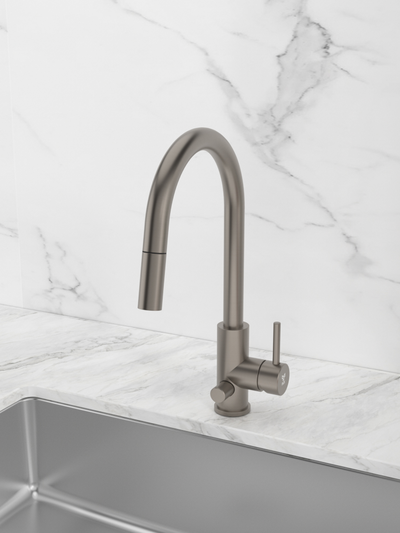 Keittiöhana Tammiholma ulosvedettävä KHCSQ1APKGM Inox Q1 PKV gunmetal