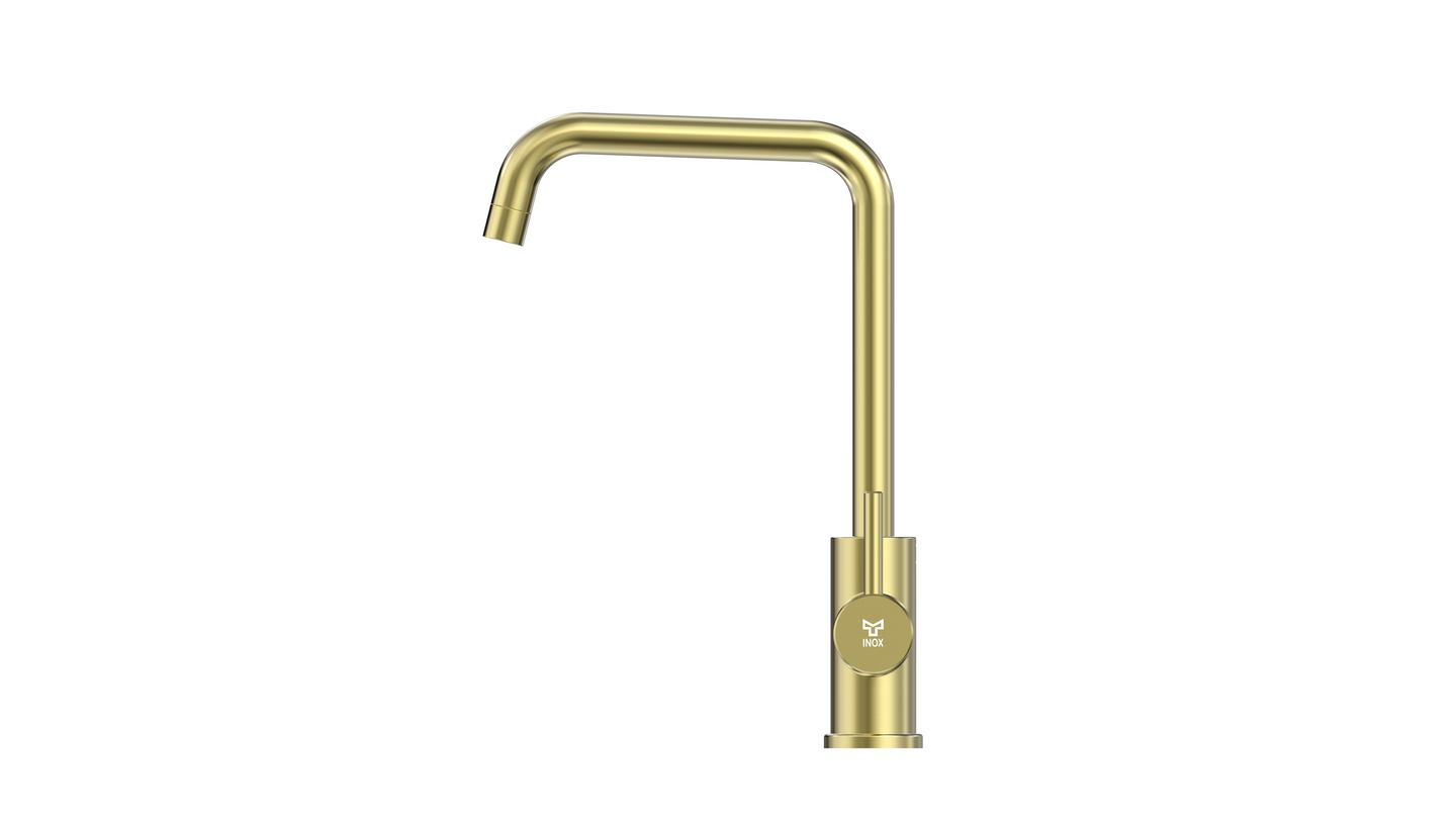 Keittiöhana Tammiholma U-putki KHUQ1APKLG Inox Q1 PKV vaalea kulta