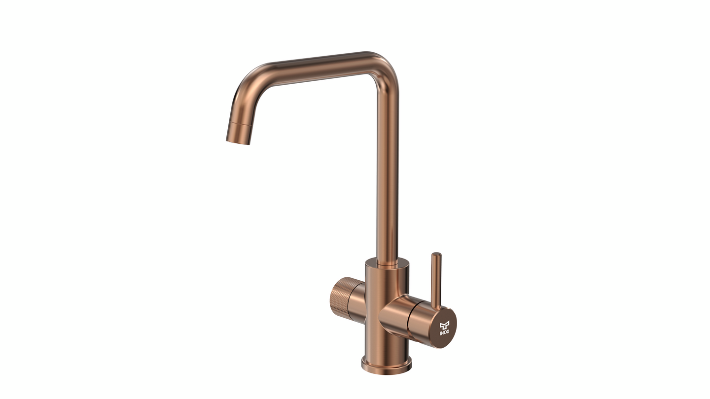 Keittiöhana Tammiholma U-putki KHUQ1APKRG Inox Q1 PKA ruusukulta