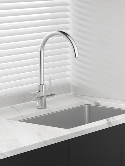 Keittiöhana Tammiholma C-putki KHCQ1APKBR Inox Q1 PKV harjattu