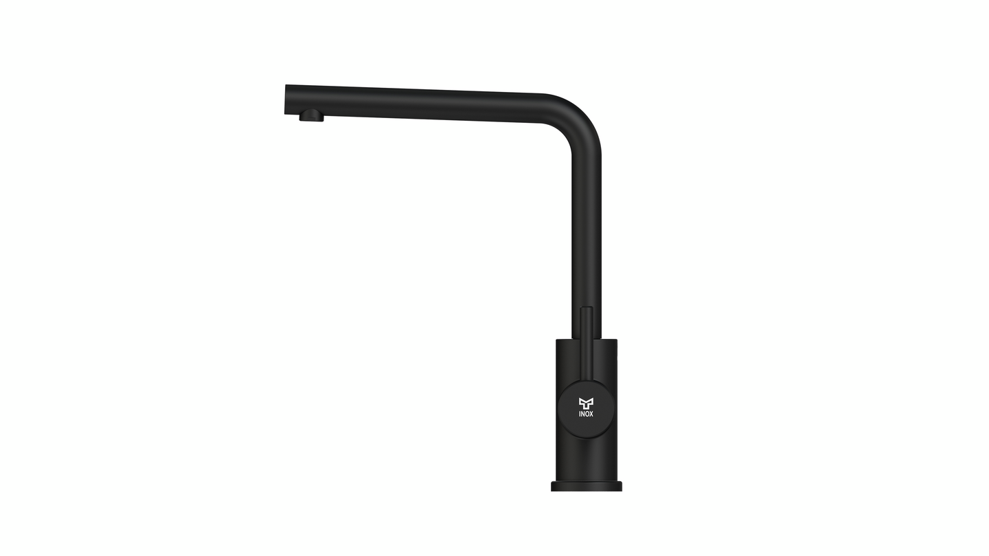 Keittiöhana Tammiholma L-putki KHLQ1APKMB Inox Q1 PKV musta