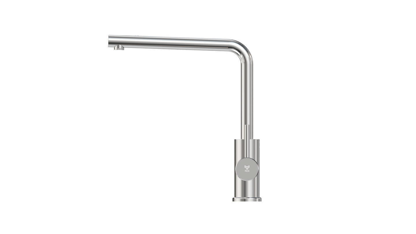 Keittiöhana Tammiholma L-putki KHLQ1PO Inox Q1 kiiltävä