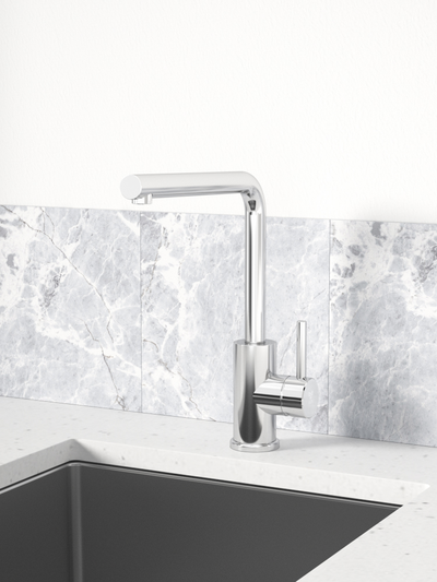 Keittiöhana Tammiholma L-putki KHLQ1PO Inox Q1 kiiltävä