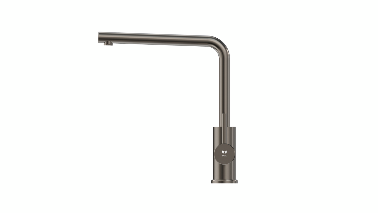 Keittiöhana Tammiholma L-putki KHLQ1GM Inox Q1 gunmetal