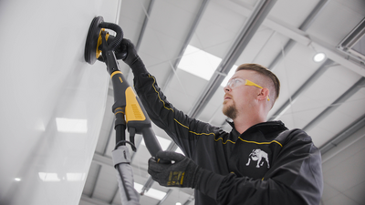 Hiomapyörö Mirka Galaxy 225mm tarra 24R 180 25kpl