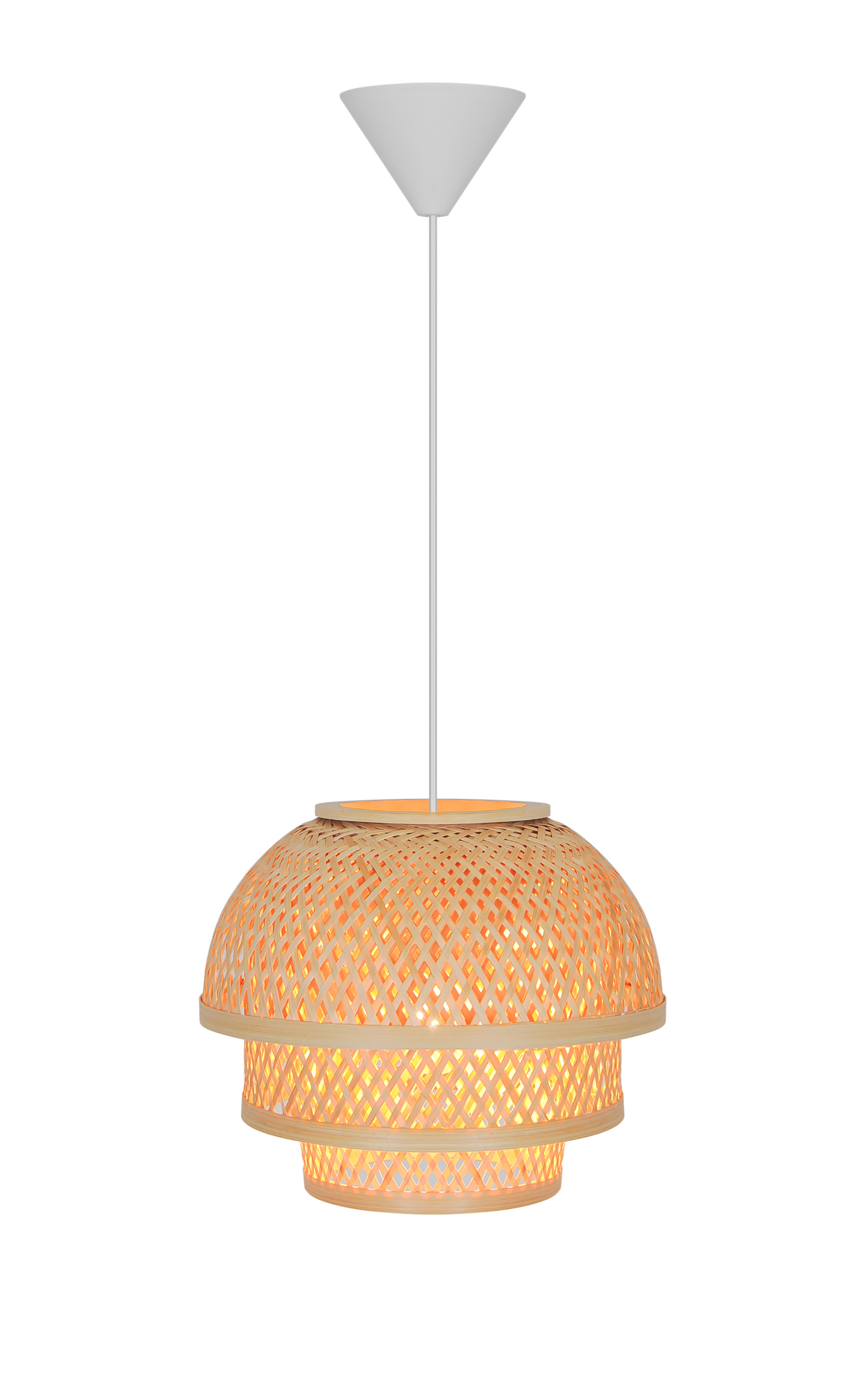 Riippuvalaisin Cello Treble 280mm E27 bambu