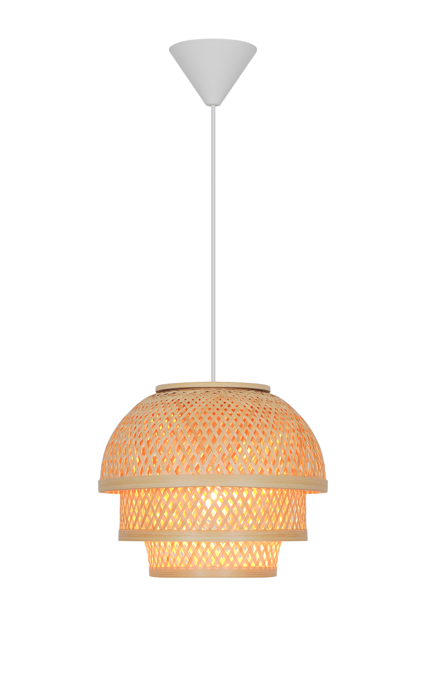 Riippuvalaisin Cello Treble 280mm E27 bambu