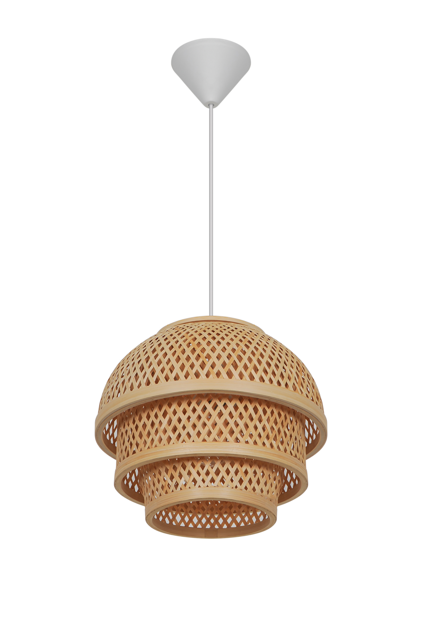 Riippuvalaisin Cello Treble 280mm E27 bambu