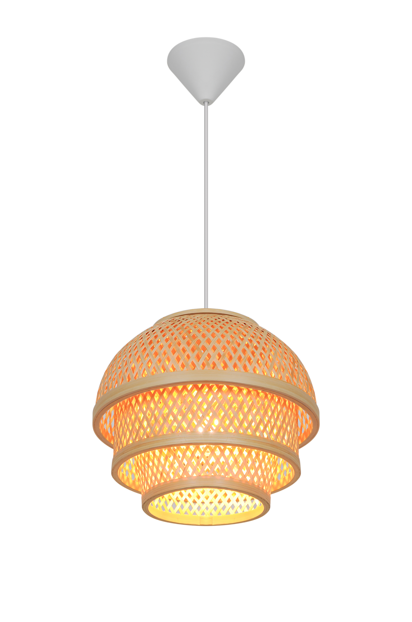 Riippuvalaisin Cello Treble 280mm E27 bambu