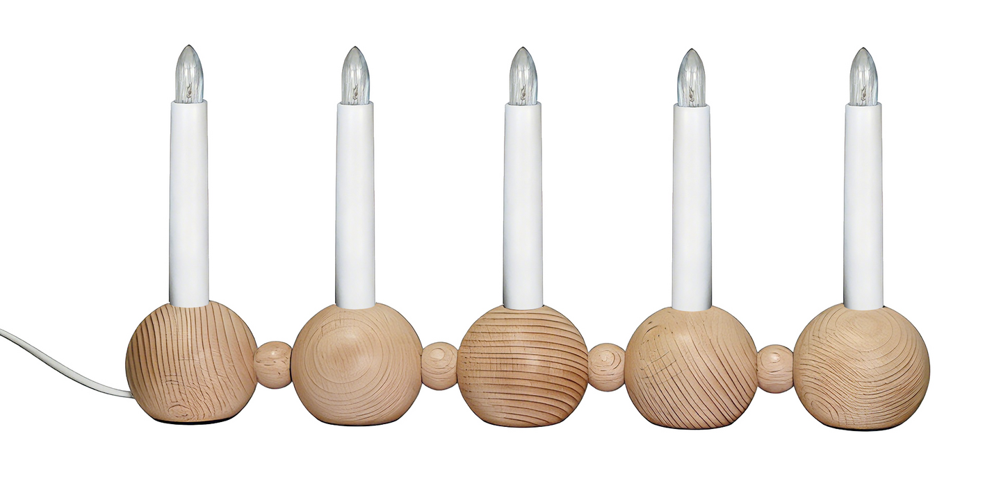 Kynttelikkö Cello Pampula 5-osainen 19,5cm