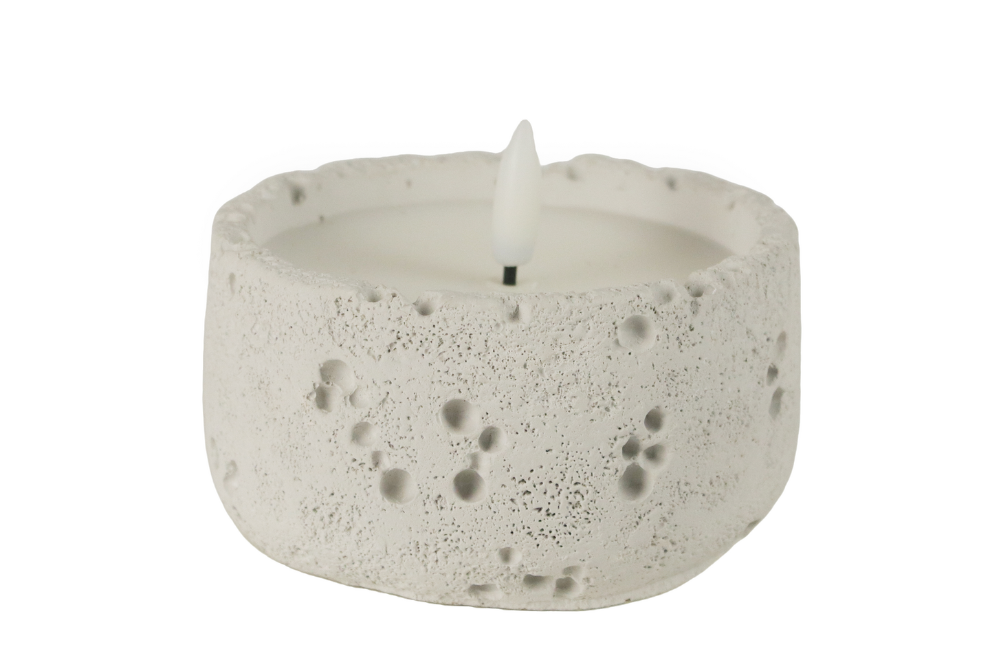 LED-kynttilä Cello Cement 5cm valkoinen IP20