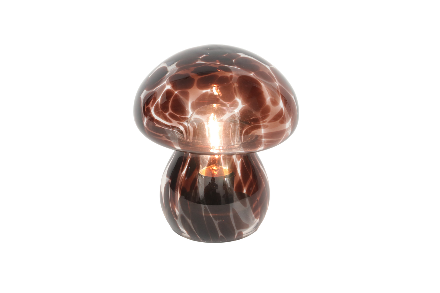 LED-sienivalo Cello 15cm ruskea