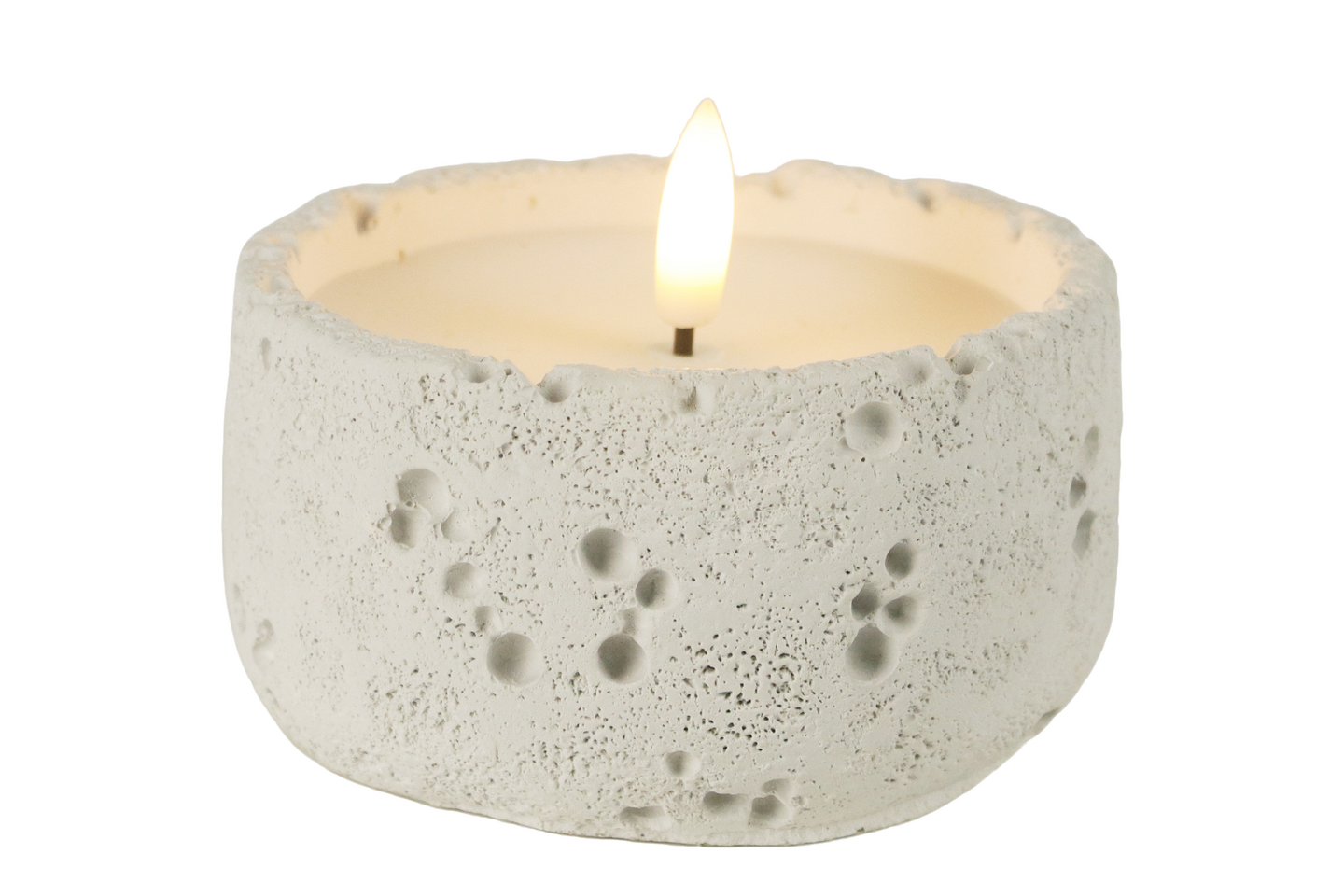 LED-kynttilä Cello Cement 5cm valkoinen IP20