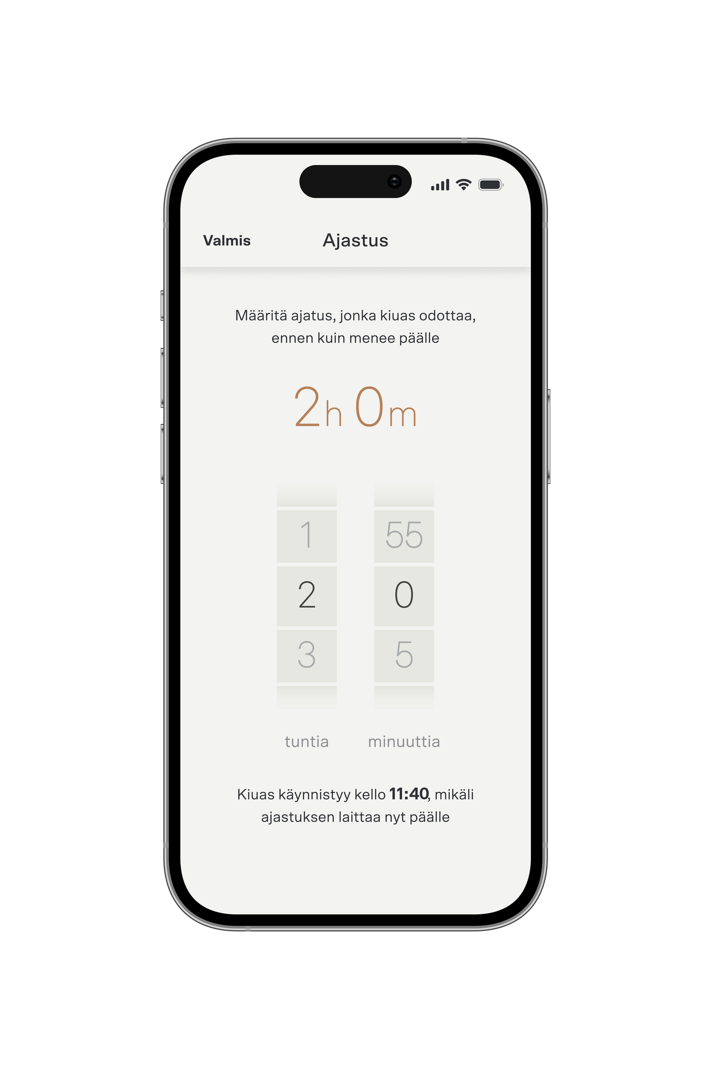 Sähkökiuas Narvi Ultra Small Flow Wifi -ohjain 6,0kW musta