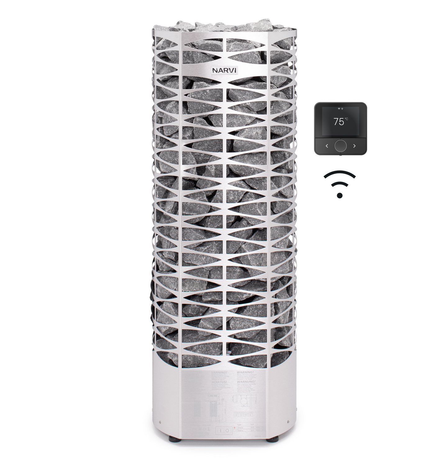 Sähkökiuas Narvi Saana Flow Wifi -ohjain 9,0kW rst