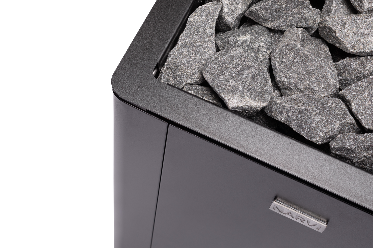 Sähkökiuas Narvi Ultra Small Flow Wifi -ohjain 6,0kW musta