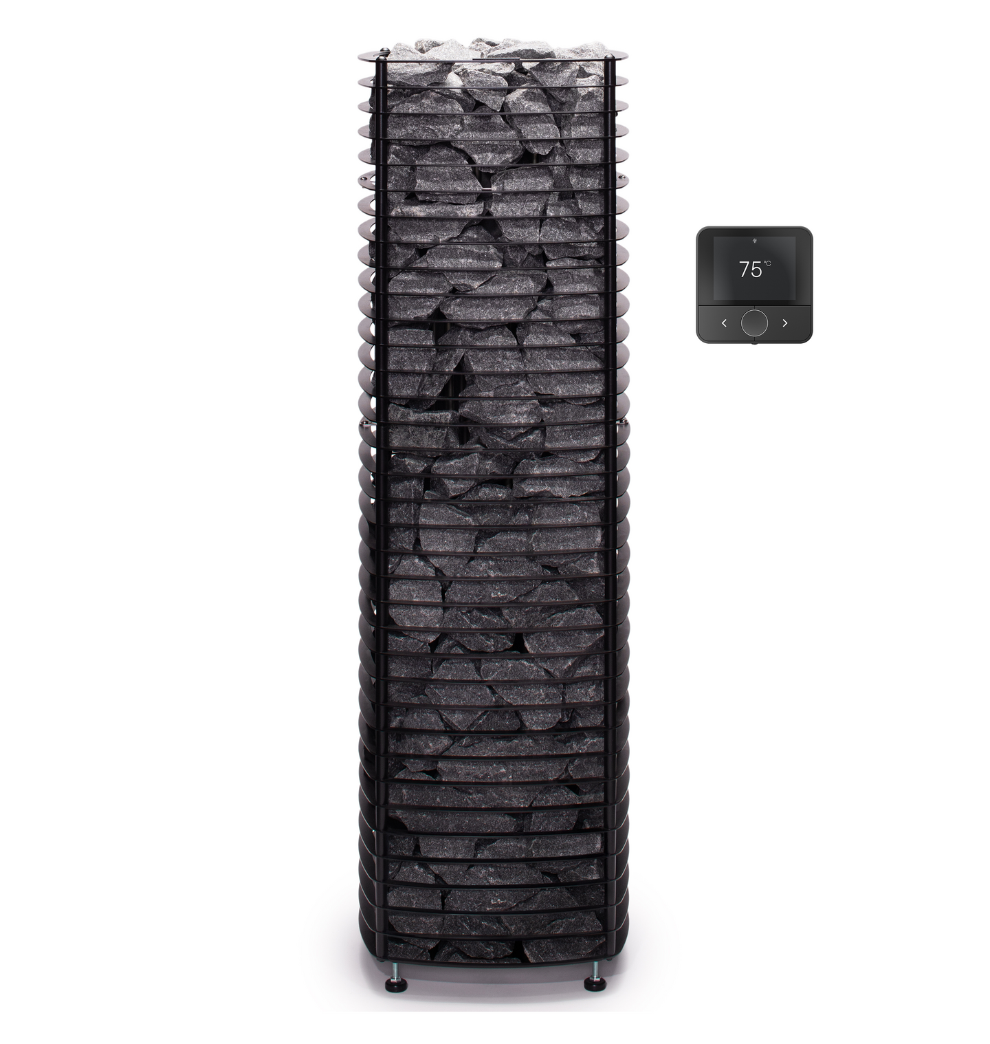 Sähkökiuas Narvi Velvet Electric Flow-ohjain 9,0kW musta